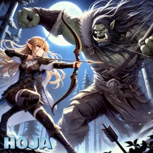 Hoja, Emoscada nocturna, para la Puerta Infinita, el Juego de Ray Bacon