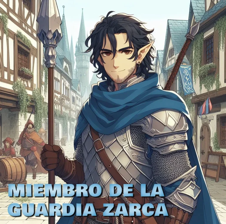 Miembro de la Guardia Zarca para La Puerta Infinita, Juego de Rol de Ray Bacon