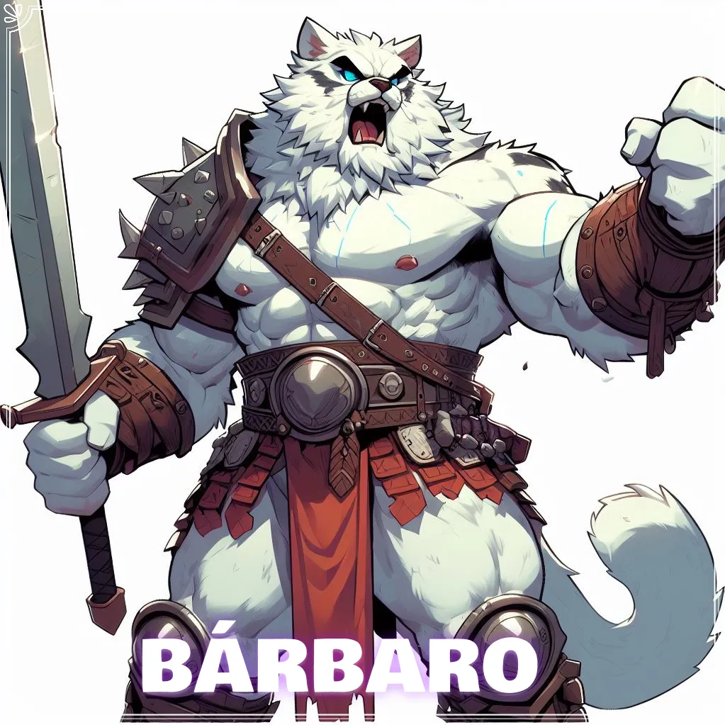 cabecera clase bárbaro la Puerta Infinita, el Juego de Rol de Ray Bacon